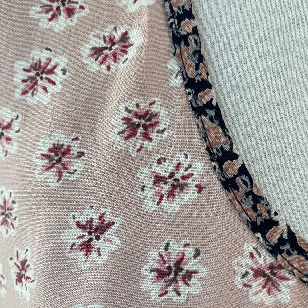 Vintage Zoe California Womens Small Pink Floral Maxi Dress Cottagecore Prairie - Picture 10 of 10